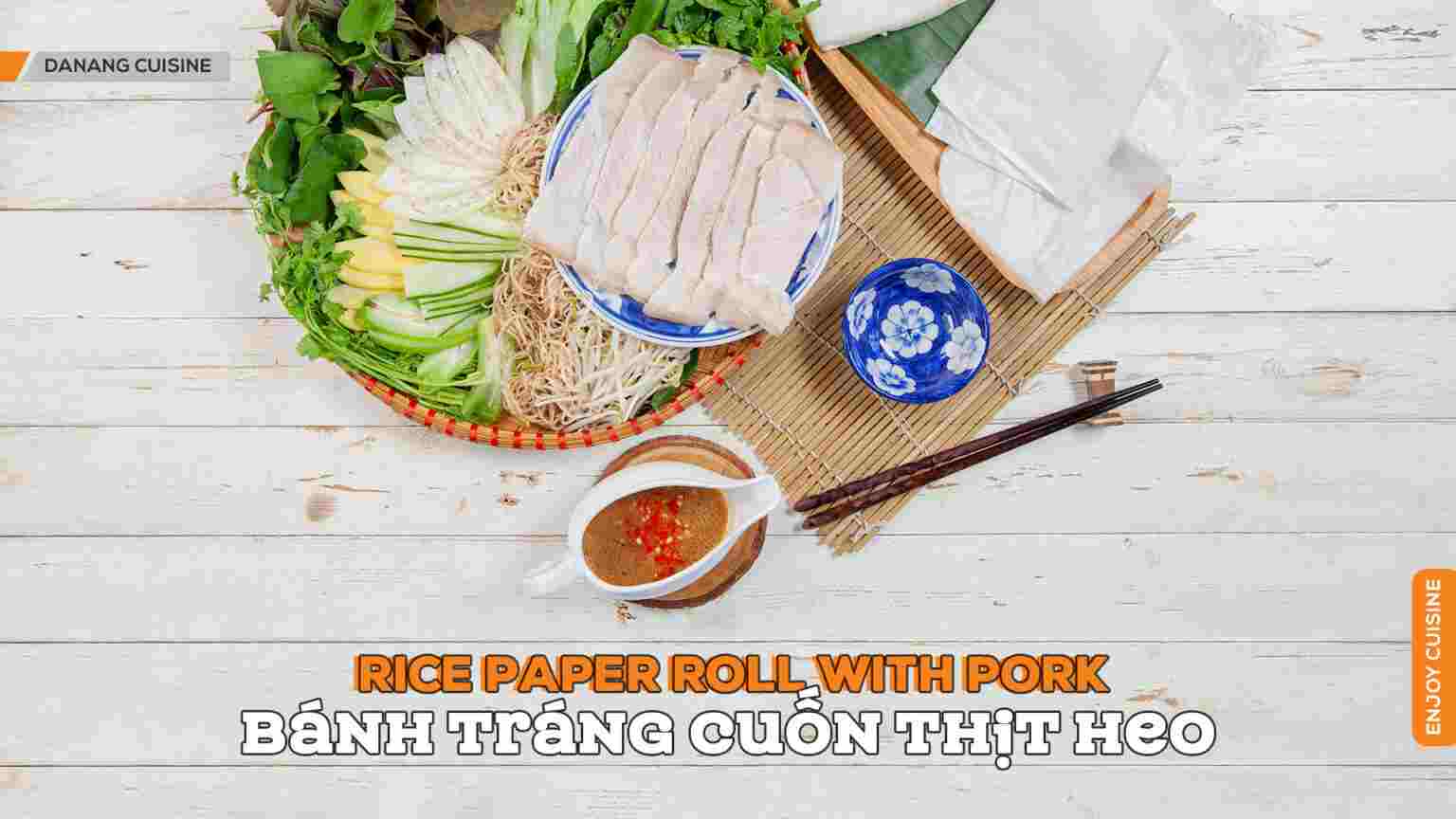 Bánh tráng cuốn thịt heo